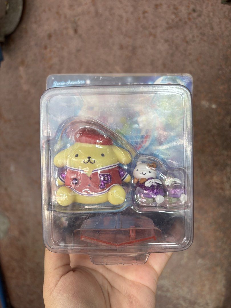 Pompompurin with Muffin Disco Figure (Category: Designer & Blind Box Toys) located in Manila. Submitted by pmpmprn (Listing ID 1462899032, Image 3). Description: Authentic Disco Sanrio Figure Pompompurin Packaging has slightly deformed; figure itself has no issue.