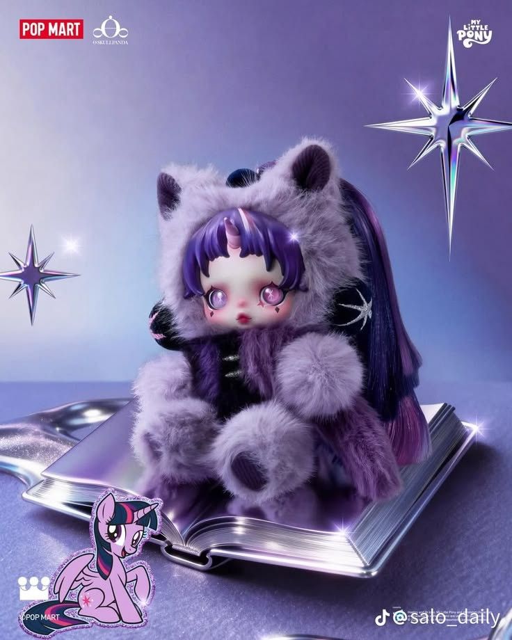 [POPMART] Skullpanda Twilight Sparkle (Category: Designer & Blind Box Toys) located in Caloocan City. Submitted by magicmiaw (Listing ID 1463015473, Image 1). Description: - Pop Mart x My Little Pony Oskle Panda collectible figure - Newly bought in Megamall - Looking for chrysalis - Inspired by Twilight Sparkle - Comes in original packaging - Ideal for My Little Pony fans and collectors.