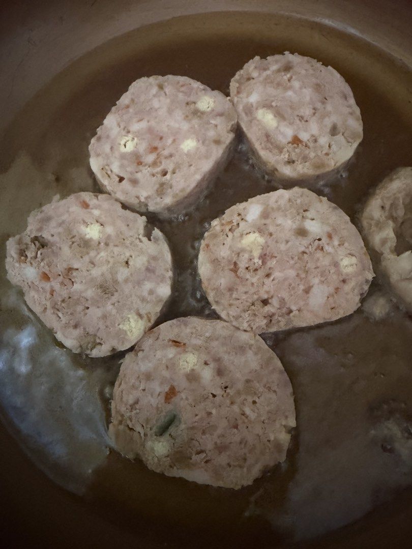 Pork Embotıdo / Chıcken Embotıdo (Category: Chilled & Frozen Food) located in Las Pinas. Submitted by ces0427 (Listing ID 1462913896, Image 3). Description: - Delicious homemade pork sausage patties - Made with quality ingredients - Savory and slightly peppery flavor - Perfect for breakfast or a quick meal - Pan-fried to a golden brown - Ready to cook or eat - Great for sandwiches or as a side dish.