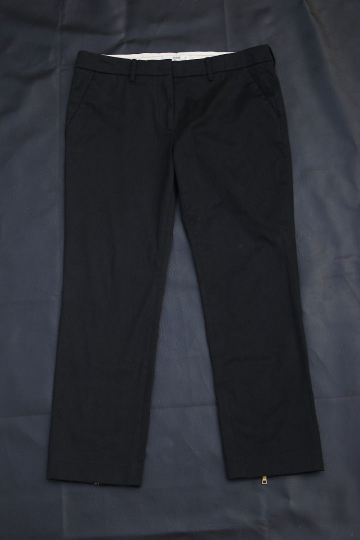 Prada Black Tailored Trousers Size 42 (Category: Trousers) located in Taguig. Submitted by kurim4w (Listing ID 1463011283, Image 1). Description: - Authentic Prada Trousers - Made in Italy - Size: 42 on tag - Features zip closure - Subtle zip detail at the hem - Classic tailored fit - Please check photos for condition details 32 waist 34 length 7leg opening 2499php plus sf only taguig city location.
