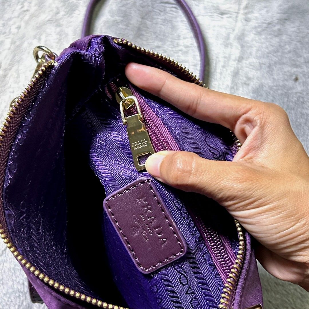 Prada Nylon Sling Bag (Off) (Category: Luxury Bags & Wallets) located in Goa. Submitted by thrift_stylebychristella (Listing ID 1463010985, Image 3). Description: 🛍️600 + SF PAYMENT FIRST VIA GCASH PAYMENT ONLY NO COD 🔹Location: Goa, Camarines Sur 🔹Shipping nationwide via J&T express .