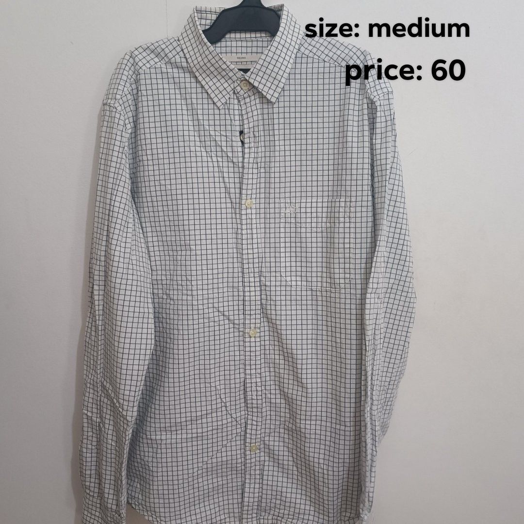 Pre-loved assorted long sleeve polo (Category: Tshirts & Polo Shirts ) located in Manila. Submitted by keiedward (Listing ID 1462932951, Image 3). Description: !!size and price in the picture!! Assorted long sleeve polos Mop: gcash lalamove or jnt.