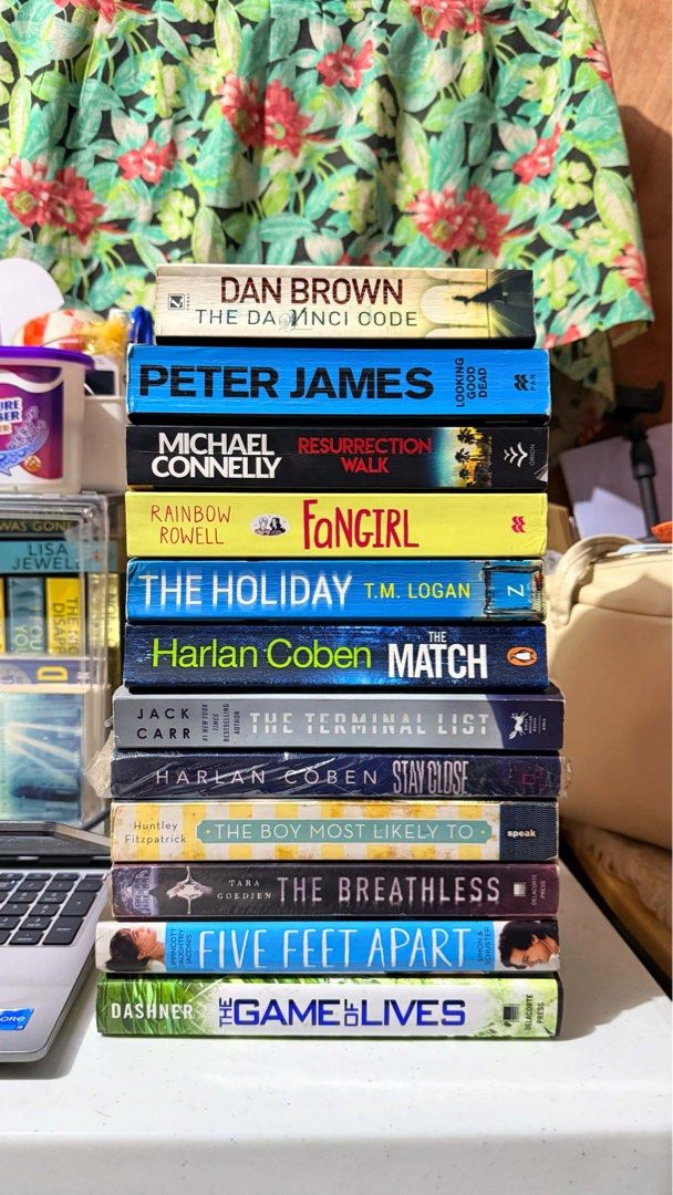 Pre-loved Books for sale (Category: Storybooks) located in Pasay City. Submitted by itsmarvelois (Listing ID 1462904922, Image 2). Description: ‼️PLEASE READ FIRST‼️ 📚 PRE-LOVED BOOKS FOR SALE | THRILLER, ROMANCE & MORE Decluttering my personal book collection! ❤️ All books are pre-loved and have been stored/handled with care. Please check the photos carefully for the actual condition before purchasing. ✨ Available books: • The Da Vinci Code — D