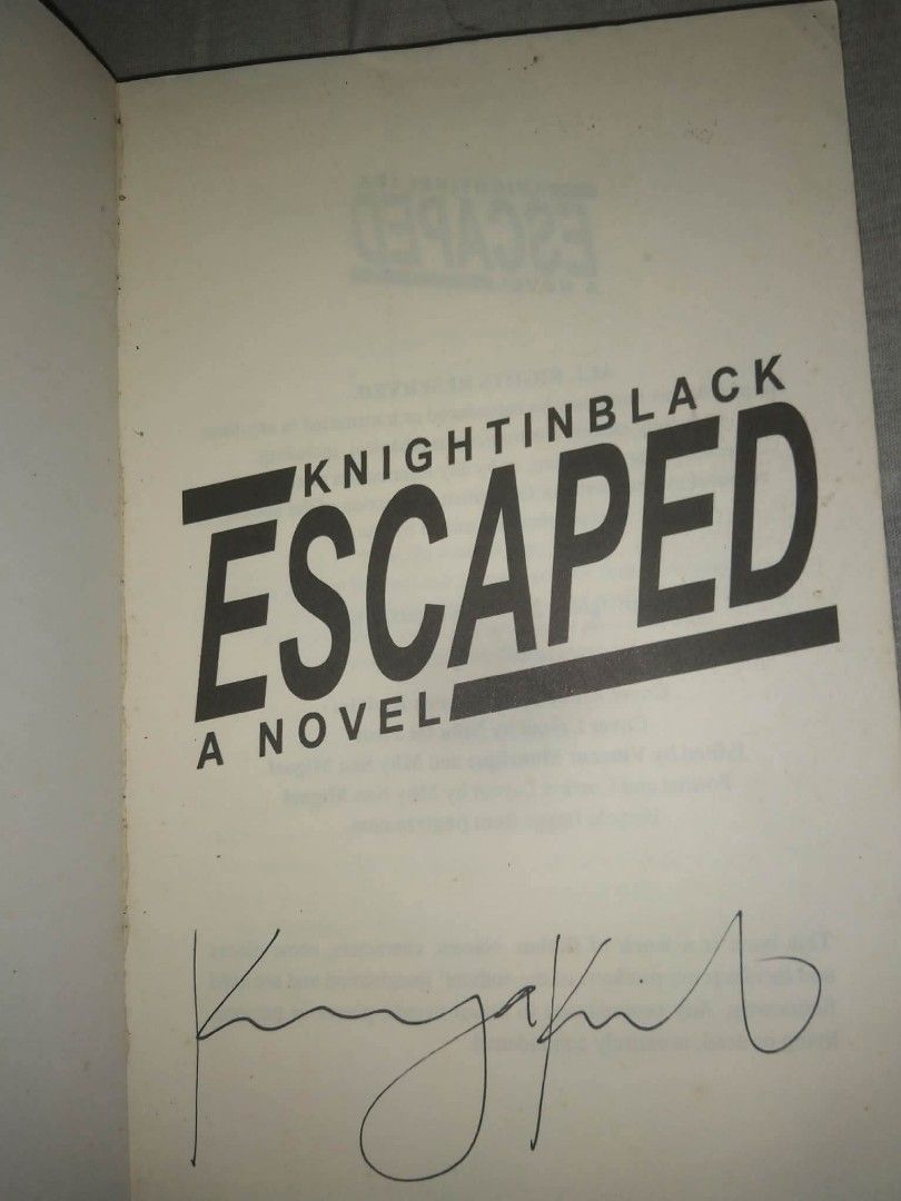 pre-loved wattpad books (Category: Storybooks) located in San Felipe. Submitted by itsangelcl99131 (Listing ID 1462933631, Image 3). Description: take all Inclusions: Hell University Vol. 1 & 2 Chasing Hell Part 1 & 2 Garnet Academy Part 1 & 2 Escaped - signed with postcard and bookmark all books are authentic not reprint some books have foxing and heavily tanned (refer to the pics), with remaindered marks, spine crease, and water marks but no to