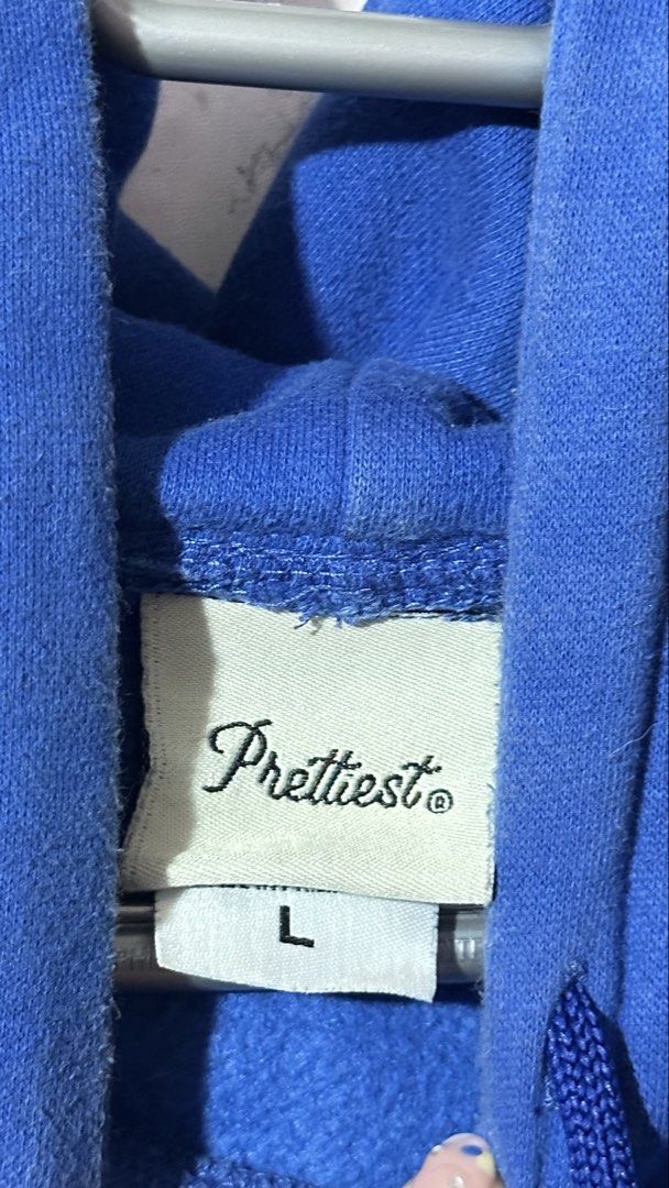 Prettiest Hoodie (Category: Hoodies) located in Manila. Submitted by kirayychii (Listing ID 1463108315, Image 2). Description: - Negotiable for sure buyer - Thick jacket and fabric - Slight discolorations on hem - Used by woman.