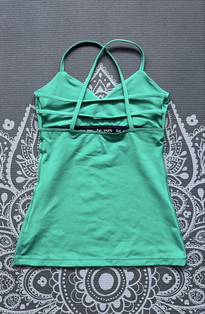 PURE Green Tank top (Category: Activewear) located in Manila. Submitted by dayclutter (Listing ID 1463019972, Image 2). Description: .