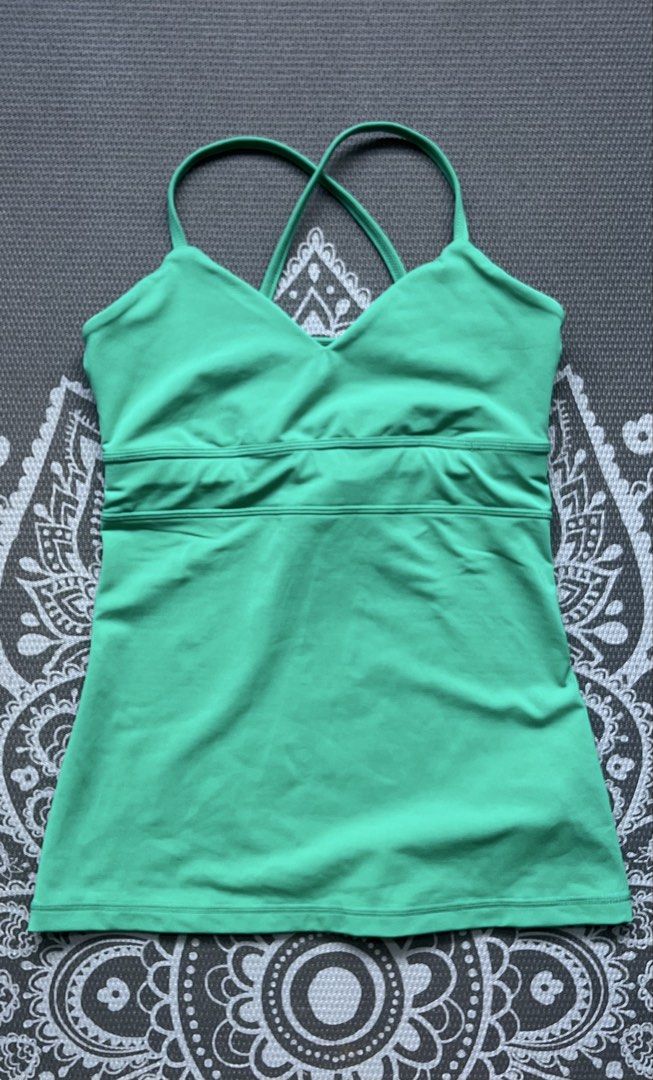 PURE Green Tank top (Category: Activewear) located in Manila. Submitted by dayclutter (Listing ID 1463019972, Image 1). Description: .