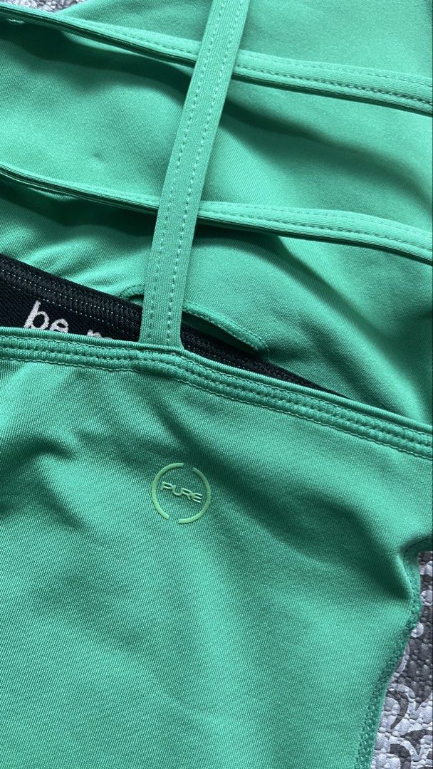 PURE Green Tank top (Category: Activewear) located in Manila. Submitted by dayclutter (Listing ID 1463019972, Image 3). Description: .