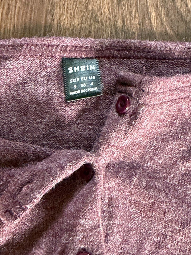 Purple cardigan (Category: Coats, Jackets and Outerwear) located in Pasig City. Submitted by curatedbymaria (Listing ID 1462929241, Image 2). Description: Barely worn .