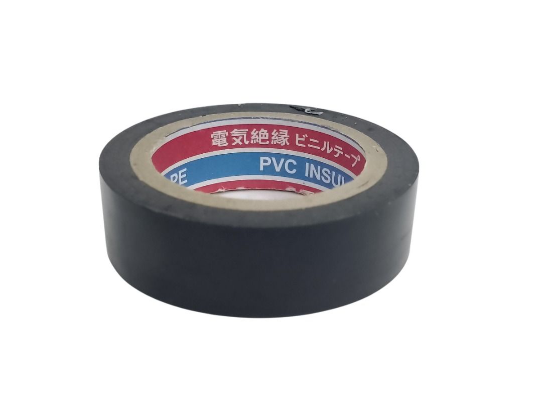PVC INSULATING TAPE 5-meter BLACK, FOR MULTI-PURPOSE USE (Category: Electrical, Adaptors & Sockets) located in Quezon City. Submitted by besteinpc (Listing ID 1462928623, Image 2). Description: PVC INSULATING TAPE 5-meter BLACK, FOR MULTI-PURPOSE USE FEATURES: 👉Product Name; PVC Insulating tape 👉Length: 5-meter 👉Color: Black BENEFITS: 👉Sticky and strong, corrosion-resistant, soft, anti-wear resistance, high temperature 👉Performance: waterpro