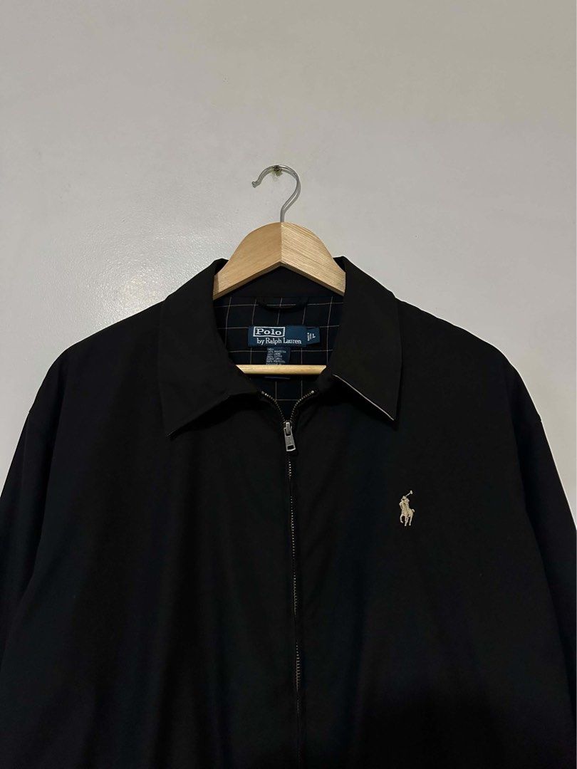 RALPH LAUREN - Black Harrington (Category: Coats, Jackets and Outerwear) located in Taytay. Submitted by blessedmf (Listing ID 1463026885, Image 2). Description: Condition: 10/10 Brandnew condition Issue: none PM FOR MORE DEETS! You can also hit me on my socials: Instagram - @steezy_bone192o Facebook - Kian Masangcay STRICTLY NO REFUND, NO RETURN & NO EXCHANGE 💸MOP: GCASH / PAY MAYA / CASH.