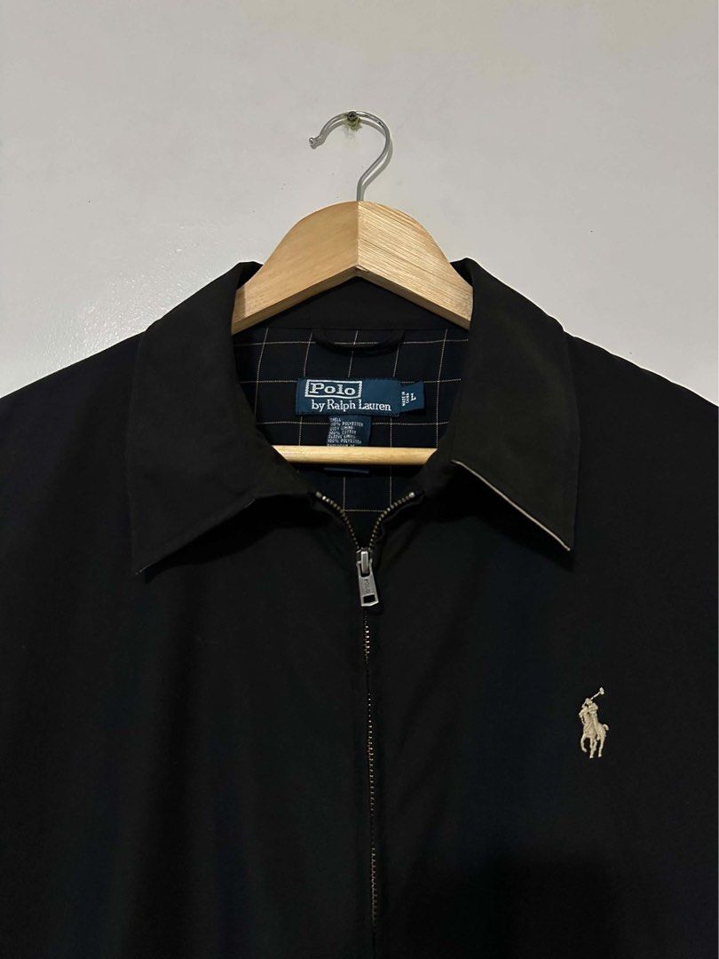 RALPH LAUREN - Black Harrington (Category: Coats, Jackets and Outerwear) located in Taytay. Submitted by blessedmf (Listing ID 1463026885, Image 3). Description: Condition: 10/10 Brandnew condition Issue: none PM FOR MORE DEETS! You can also hit me on my socials: Instagram - @steezy_bone192o Facebook - Kian Masangcay STRICTLY NO REFUND, NO RETURN & NO EXCHANGE 💸MOP: GCASH / PAY MAYA / CASH.