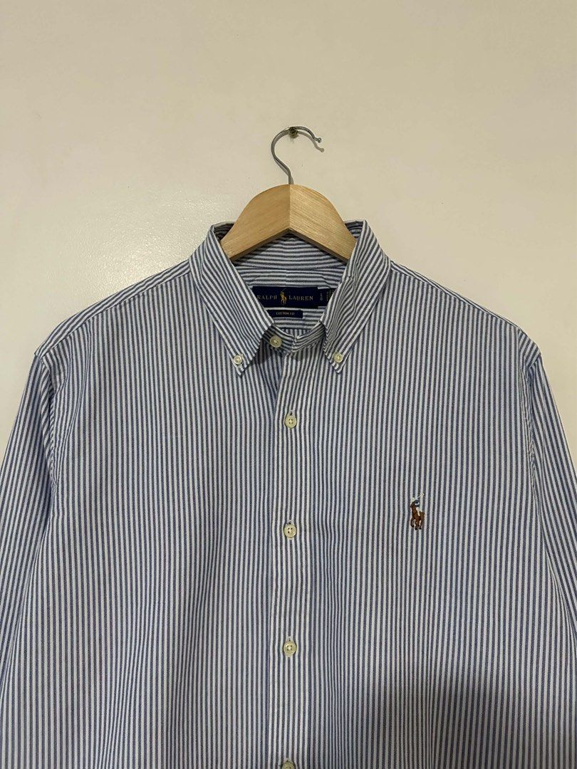RALPH LAUREN - Stripes Longsleeve (Category: Formal Shirts) located in Taytay. Submitted by blessedmf (Listing ID 1463025680, Image 2). Description: Condition: 10/10 Brandnew condition Issue: none PM FOR MORE DEETS! You can also hit me on my socials: Instagram - @steezy_bone192o Facebook - Kian Masangcay STRICTLY NO REFUND, NO RETURN & NO EXCHANGE 💸MOP: GCASH / PAY MAYA / CASH.