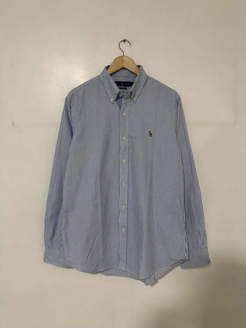 RALPH LAUREN - Stripes Longsleeve (Category: Formal Shirts) located in Taytay. Submitted by blessedmf (Listing ID 1463025680, Image 1). Description: Condition: 10/10 Brandnew condition Issue: none PM FOR MORE DEETS! You can also hit me on my socials: Instagram - @steezy_bone192o Facebook - Kian Masangcay STRICTLY NO REFUND, NO RETURN & NO EXCHANGE 💸MOP: GCASH / PAY MAYA / CASH.