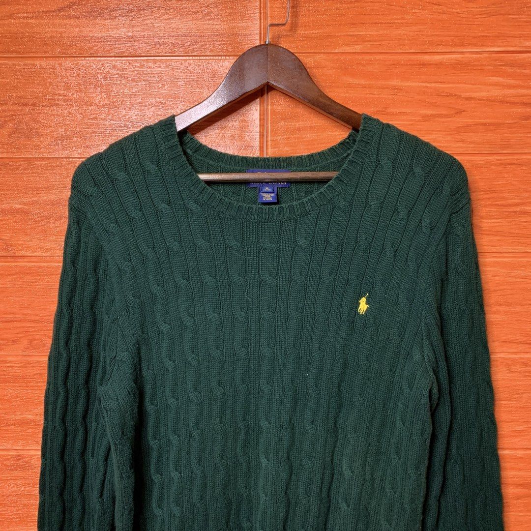 Ralph Lauren RL Cable Knit Pullover (Category: Formal Shirts) located in Quezon City. Submitted by donklasiko (Listing ID 1463118854, Image 3). Description: Condition: 9.5+/10 Pristine condition Issue: non Refer to the dimension 🤗 PM FOR MORE DETAILS NO RETURN, NO EXCHANGE & NO REFUND! ✅I ALSO ACCEPT TRADE/SWAP TO ANYTHING JUST DROP YOUR OFFER Please manage your expectations, this is a secondhand item. What you see is what you get 😊 💵MOP: GCAS