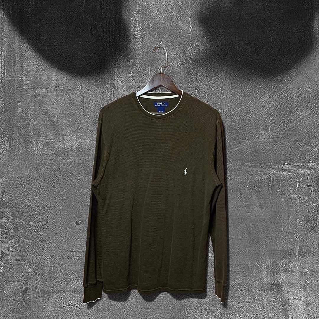 Ralph Lauren RL Choco Brown Waffle Knit Pullover (Category: Tshirts & Polo Shirts ) located in Quezon City. Submitted by donklasiko (Listing ID 1462936605, Image 1). Description: Condition: 9.5+/10 Pristine condition Issue: non Refer to the dimension 🤗 PM FOR MORE DETAILS NO RETURN, NO EXCHANGE & NO REFUND! ✅I ALSO ACCEPT TRADE/SWAP TO ANYTHING JUST DROP YOUR OFFER Please manage your expectations, this is a secondhand item. What you see is what 