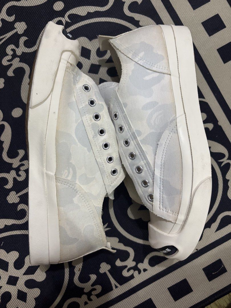 RARE BAPE x UNDERCOVER x NOWHERE (Category: Sneakers) located in Baguio. Submitted by viibodegaaa (Listing ID 1463020498, Image 3). Description: RARE BAPE x UNDERCOVER x NOWHERE Size: 27 fits 8.5-9US Condition: excellent Issue: missing 1 lace & slight dirts NO SOLE SEPS | PAIR ONLY Price: 14880.