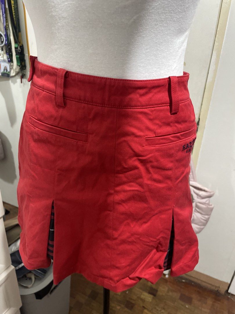 Red Pleated Skirt (Category: Skirts) located in Manila. Submitted by rawpellicule (Listing ID 1462991480, Image 3). Description: Size: Up to 28 Inches Can be used for golf RFS: Decluttering Location: Las Piñas Can ship thru JNT and Lalamove.