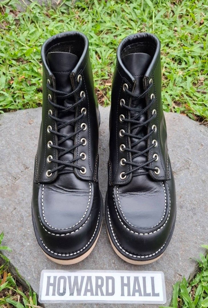 Red Wing 8130 Black Chrome Moc Toe (Category: Boots) located in Cavite. Submitted by howie16 (Listing ID 1462889031, Image 2). Description: 7,999 price Red Wing 8130 Black Chrome Moc Toe Size 7D US Fit to size 7.5-8 US sneaker size Used but in good condition No original box Color may vary due to lighting Pm me if interested Visit my other posts....