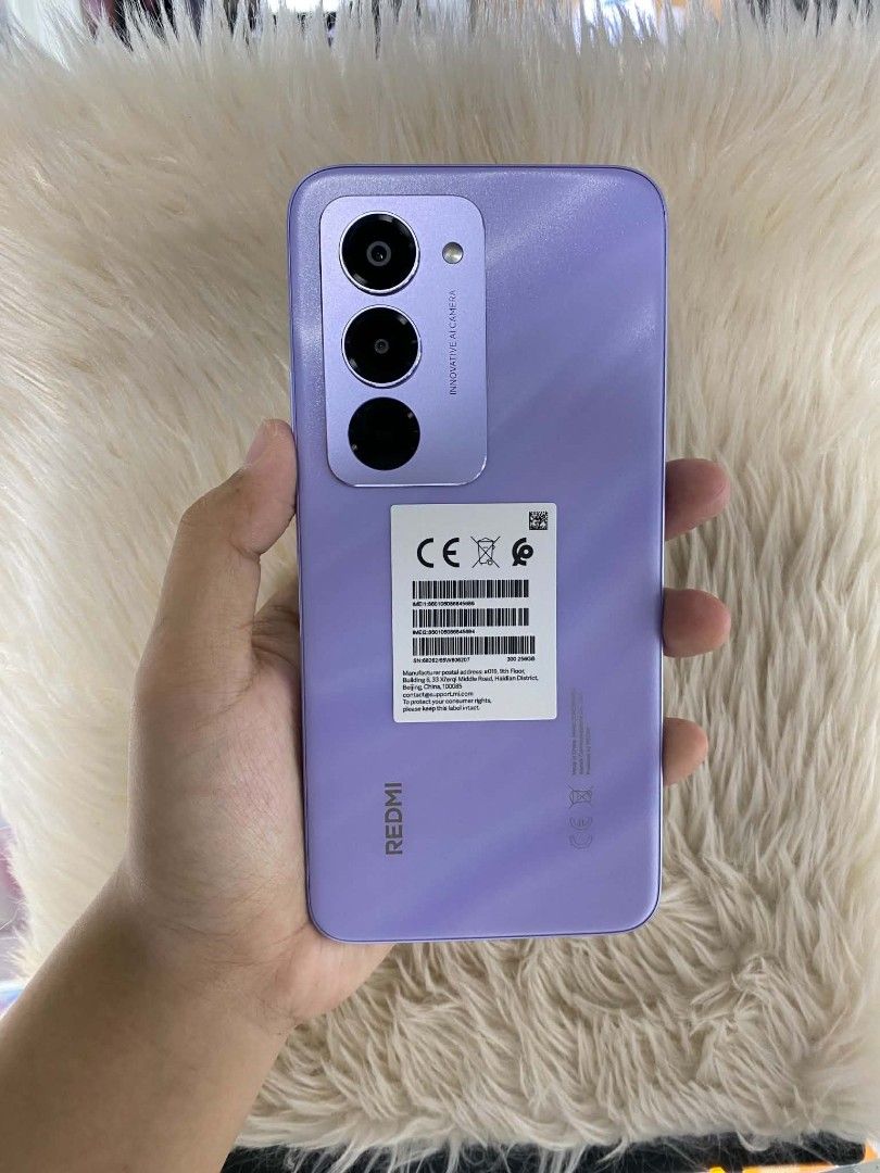 REDMI 15 4G- 256GB (Category: Android Others) located in Quezon City. Submitted by mena979 (Listing ID 1462941003, Image 1). Description: Purple complete inclusions NO ISSUES |GOOD AS NEW.