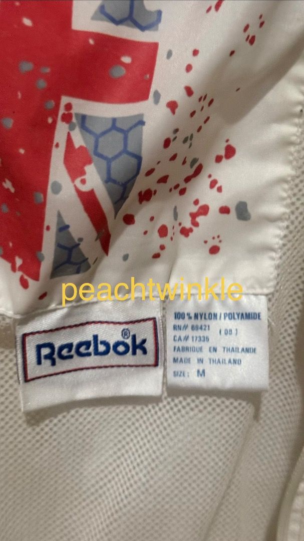 Reebok Vintage Union Jack Windbreaker Jacket (Category: Coats, Jackets and Outerwear) located in Dasmarinas. Submitted by peachtwinkle (Listing ID 1462922453, Image 2). Description: original! see photos for conditons.