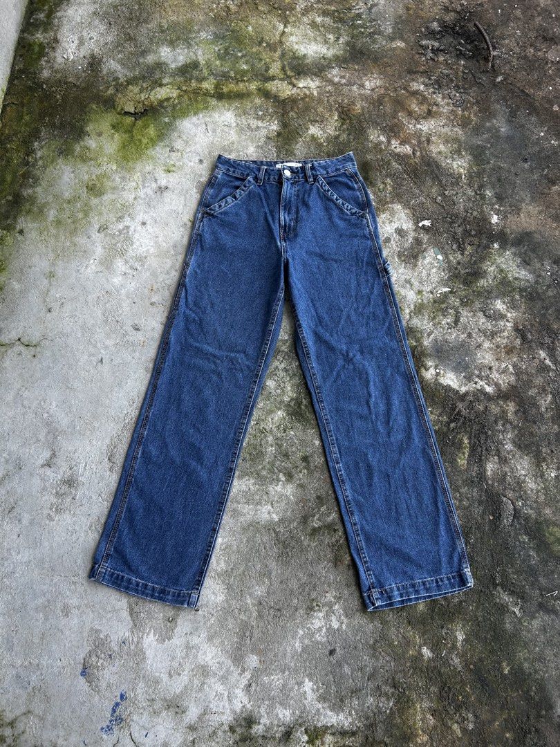 Refuge Skater Denim Carpenter Pants (Category: Jeans) located in Balanga. Submitted by nothingtohold.co (Listing ID 1463077265, Image 1). Description: Refuge Skater Denim Carpenter Pants Size 1 on tag | 28 waistline | 42 length | 9.5 leg opening | 9.8 condition No issue.