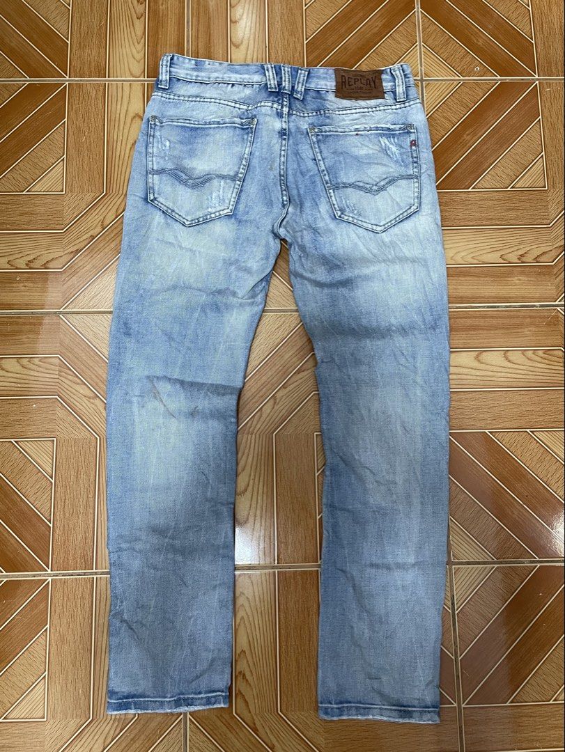 REPLAY BLUE JEANS (Category: Jeans) located in Muntinlupa City. Submitted by clarencemirones (Listing ID 1462933126, Image 2). Description: REPLAY BLUE JEANS 34 x 42 7hem no issues dm me! .