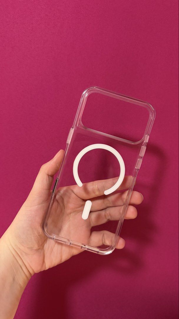 Rhinoshield Clear Case (Non Yellowing) - iPhone 17 Pro Max (Category: Cases & Sleeves) located in San Juan City. Submitted by tdv924 (Listing ID 1463049930, Image 1). Description: With hydrogel Signs of usage on the sides This case never turns yellow! 🫶🏻 SRP: 3.2k.