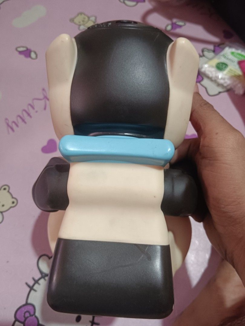 Robi story bank (Category: Designer & Blind Box Toys) located in Pasig City. Submitted by rednaxela_rich (Listing ID 1462966399, Image 2). Description: takara Tomy Roby story bank (working sounds).