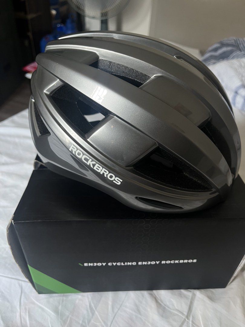 ROCKBROS HELMET (Category: Helmets and other Riding Gears) located in San Fernando. Submitted by cali.garments (Listing ID 1462935210, Image 3). Description: never been used fresh out of box rfs - i have 3 helmets, i dont use this one i will ship it via j&t/lbc meetup around pampanga only.