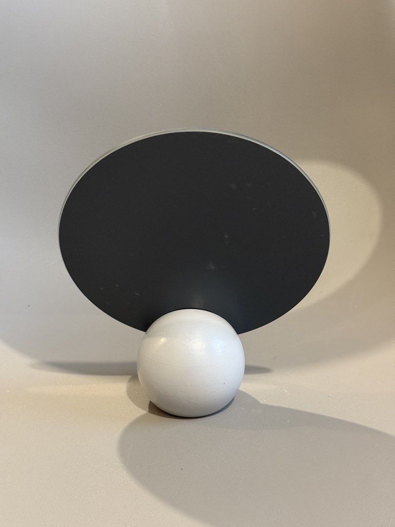 Aesthetic Round Bubble Mirror - Wood base (Category: Mirrors) located in Manila. Submitted by 4154_1198 (Listing ID 1462983262, Image 2). Description: Comes in orginal packaging - wrap and box.