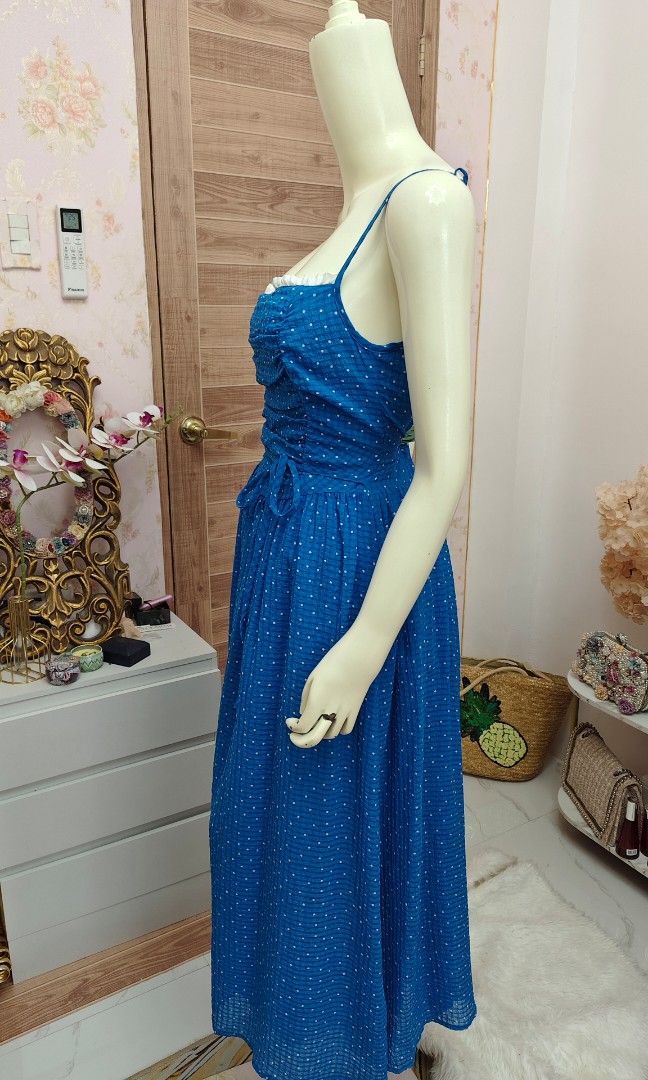 Ruched Bodice Blue Polka Sundress (Category: Dresses) located in Pagudpud. Submitted by altheacee063978 (Listing ID 1463095172, Image 3). Description: .