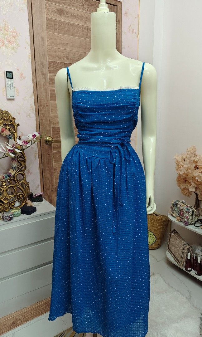 Ruched Bodice Blue Polka Sundress (Category: Dresses) located in Pagudpud. Submitted by altheacee063978 (Listing ID 1463095172, Image 2). Description: .
