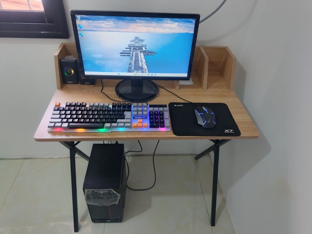 RUSH SALE PC SET WITH GTX 1650 GPU (Category: Desktops) located in Manila. Submitted by criseanearlh.oaminal (Listing ID 1462918703, Image 1). Description: DESKTOP SET FOR SALE! Intel Core i3 10th gen 512GB NVMe 8GB RAM SSD GEForce GTX 1650 Video Card GOODS PANG VA AND GAMING. KAYANG KAYA RDR2. 13k TAKE ALL NA YAN, SLIGHTLY NEGO. RUSH!!! RFS: Switch sa laptop. hindi na din nagagamit dahil always nakong onsite..
