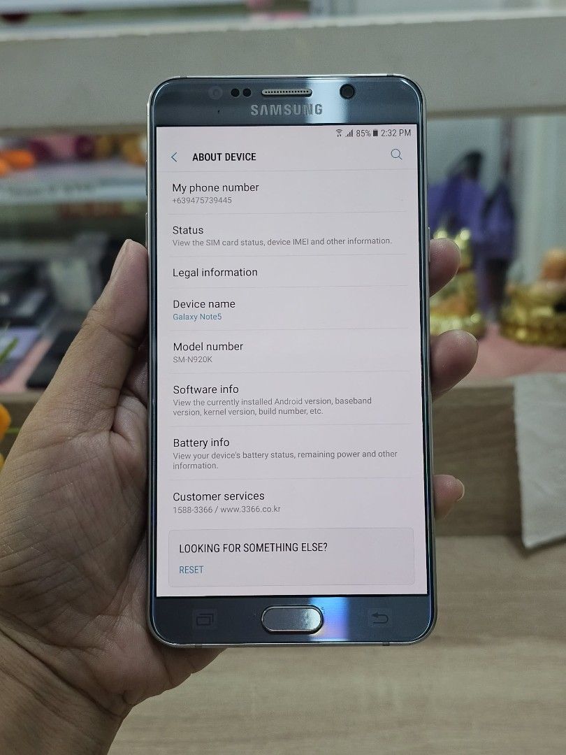 Samsung Galaxy Note 5 64GB 4GB Ram (Category: Other Mobile & Gadget Accessories) located in Quezon City. Submitted by cosmic_xhenon (Listing ID 1462954927, Image 3). Description: FOR ONLY 3.8K PRICE 64GB/4GB VARIANT DELIVERY VIA LALAMOVE OR MEET UPS LRT 1 ROOSEVELT WALTERMART MUNOZ around 98% smoothness overall STILL PRESENTABLE GREAT BATTERY LIFE Selling Samsung Galaxy Note 5 64GB 4GB Ram FACTORY UNLOCKED OPENLINE TO ALL NETWORKS SINGLE SIM 4G L