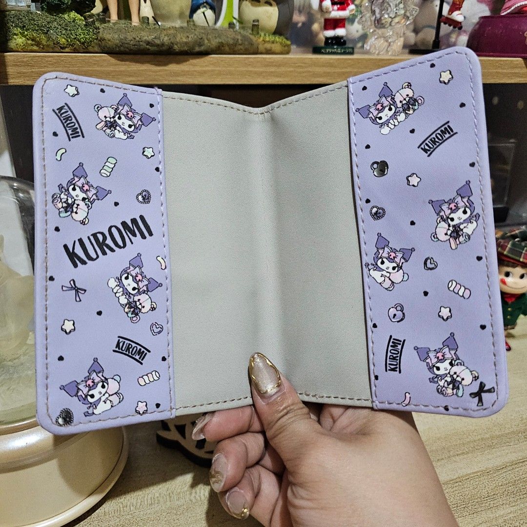 Sanrio Kuromi Passport Holder (Category: Wallets & Card holders) located in Manila. Submitted by lovelylovesjapan (Listing ID 1462988448, Image 2). Description: 🌸The item is on-hand and authentic from Japan 🌸Mode of Payment (MOP): GCASH/Bank Transfer 🌸Mode of Delivery (MOD): J&T or Lalamove (Shipping every Saturday and Sunday) Notes: 🩷Breakable items are packed with care and caution. Seller will not be held liable for any damages incurred by 