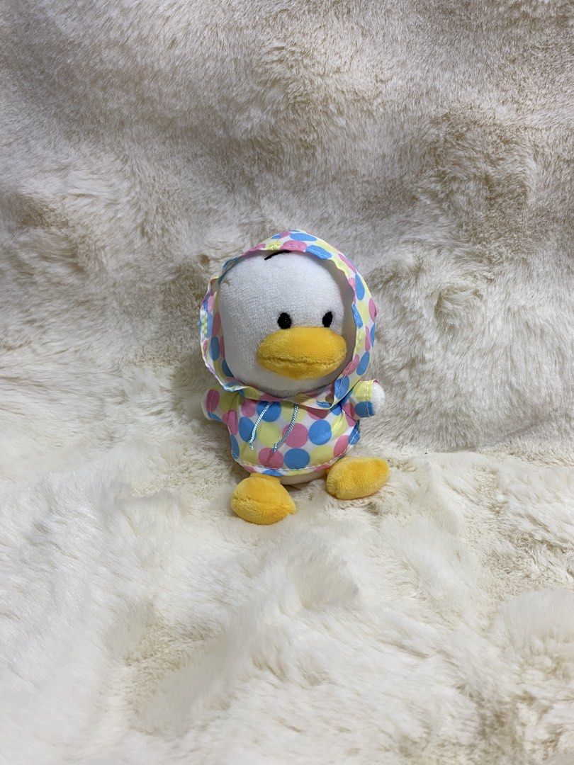 Sanrio Pekkle Plush Charm keychan (Category: Plushies & Soft Toys) located in Kalibo. Submitted by ollie_stuffshop (Listing ID 1463080950, Image 1). Description: Before you send your inquiries: ❗️Last Price is already posted ❗️Manage your expectations, WYSIWYG ❗️May need washing ❗️Dropoff is every Wednesday & Sunday - Authentic Pickle plush toy - Features a colorful polka dot hoodie - Comes with a keychain for easy attachment to bags - Ideal for 