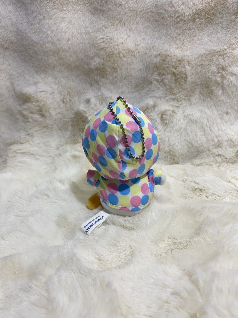 Sanrio Pekkle Plush Charm keychan (Category: Plushies & Soft Toys) located in Kalibo. Submitted by ollie_stuffshop (Listing ID 1463080950, Image 3). Description: Before you send your inquiries: ❗️Last Price is already posted ❗️Manage your expectations, WYSIWYG ❗️May need washing ❗️Dropoff is every Wednesday & Sunday - Authentic Pickle plush toy - Features a colorful polka dot hoodie - Comes with a keychain for easy attachment to bags - Ideal for 
