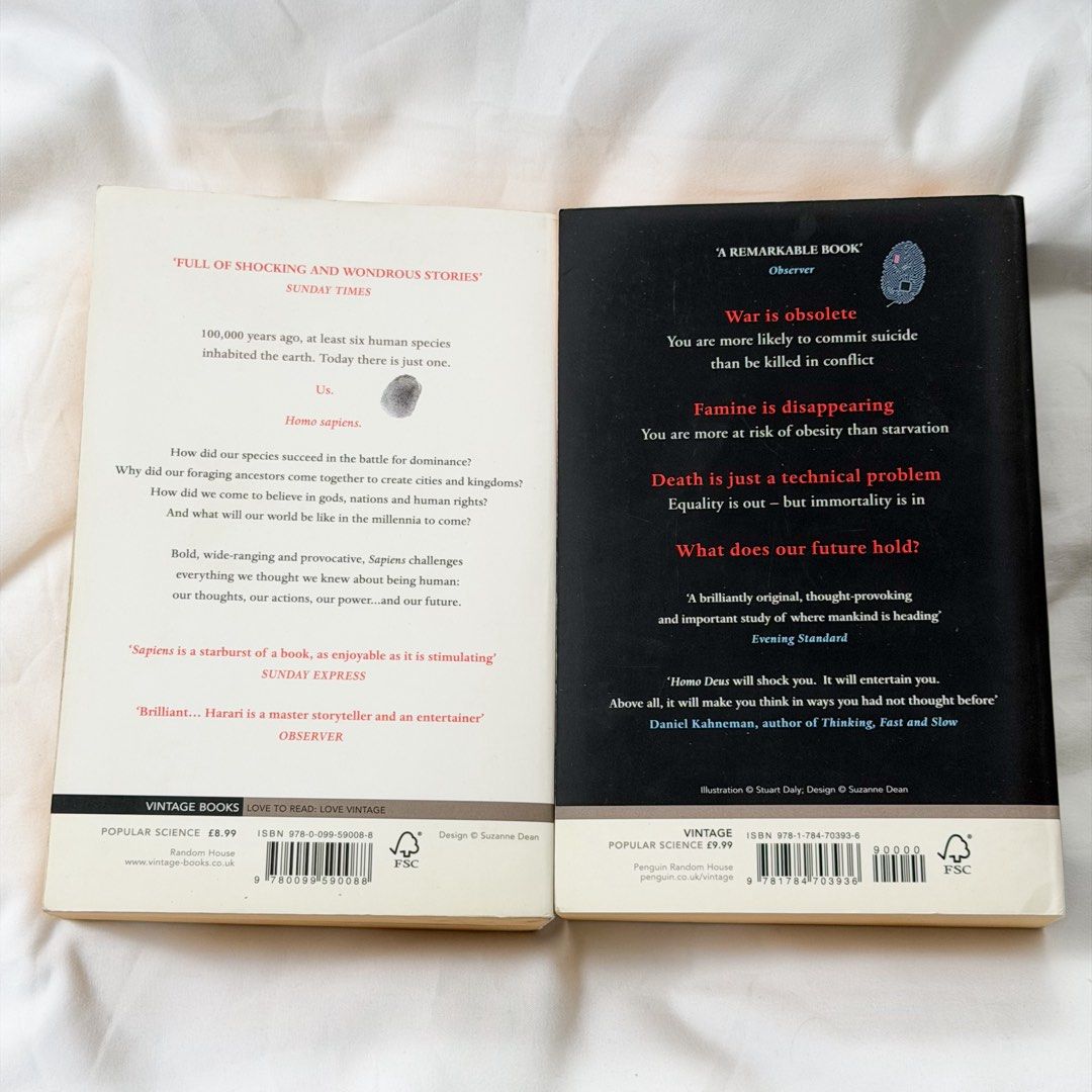 Sapiens / Homo Deus by Yuval Noah Harari (Category: Storybooks) located in Iriga City. Submitted by cheeze_k3yk (Listing ID 1463048917, Image 2). Description: .