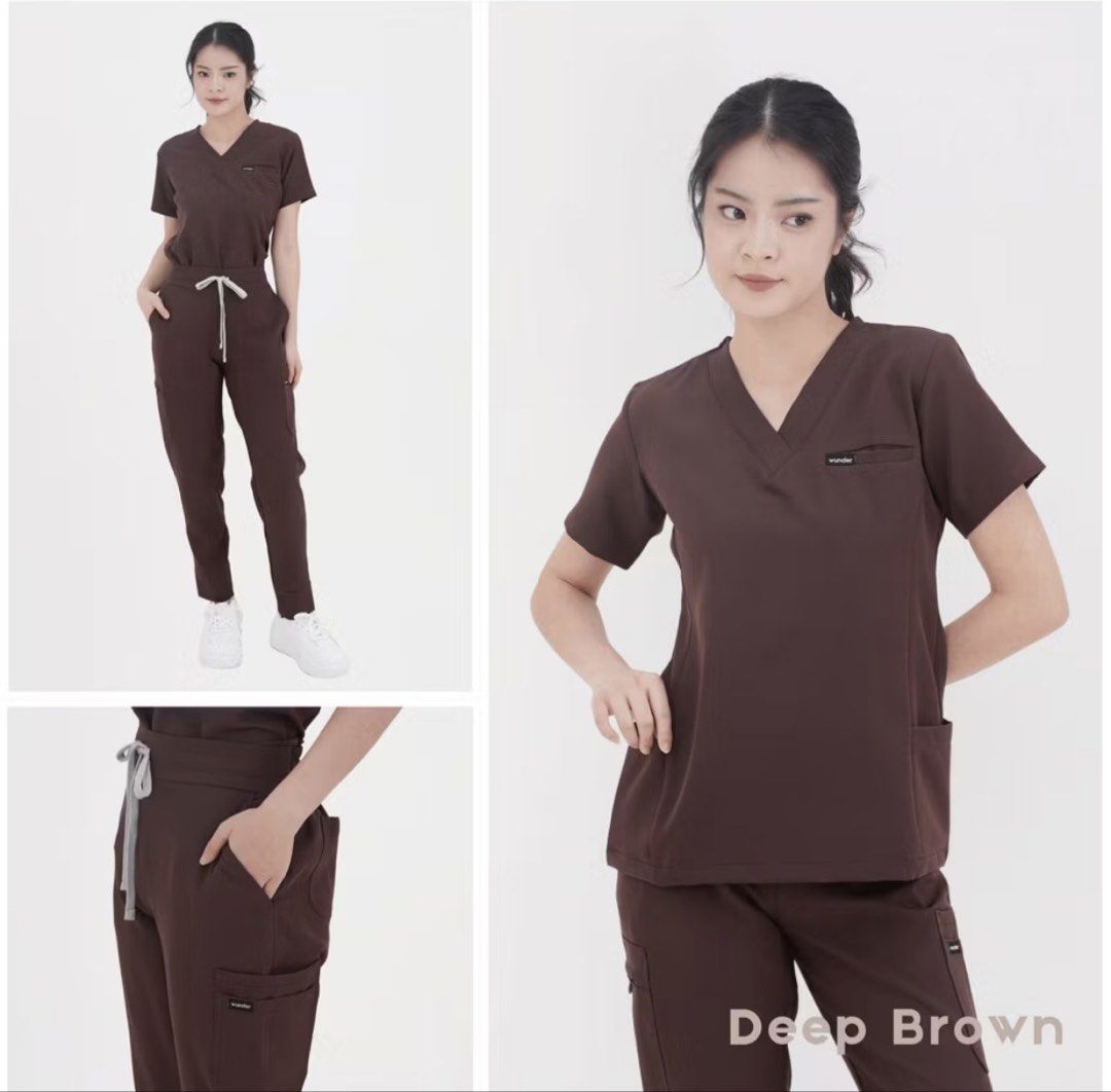 Scrub suit set (Category: Sets or Coordinates) located in Cebu City. Submitted by harzg (Listing ID 1462944816, Image 1). Description: Brand: Wunder - indonesian brand - size: XS RFS: will buy another obe.