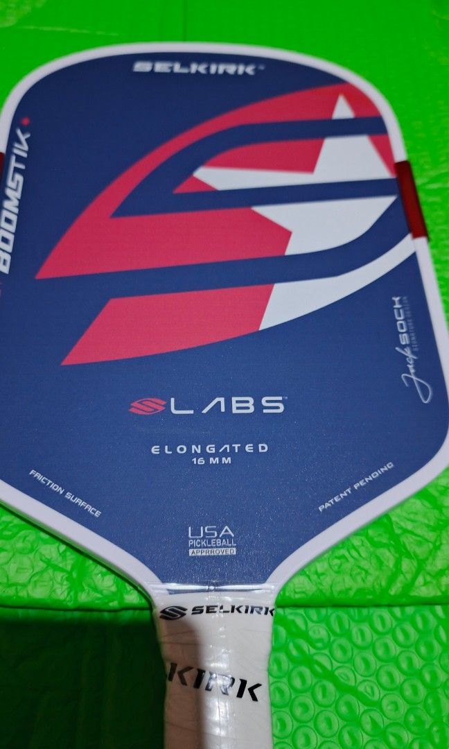 Selkirk boomstick paddle (Category: Other Sports Equipment and Supplies) located in Bacoor. Submitted by punkzappa18 (Listing ID 1462950269, Image 1). Description: for sale brandnew pickleball paddle vietnam made OEM paddles selkirk boomstick paddle 1,300 pesos only pass sa tawad sa shoppe kau bumile pick up only ladislao diwa elementary school caridad Cavite city Cop lalamove pede rin pabook kau pass sa shipping.