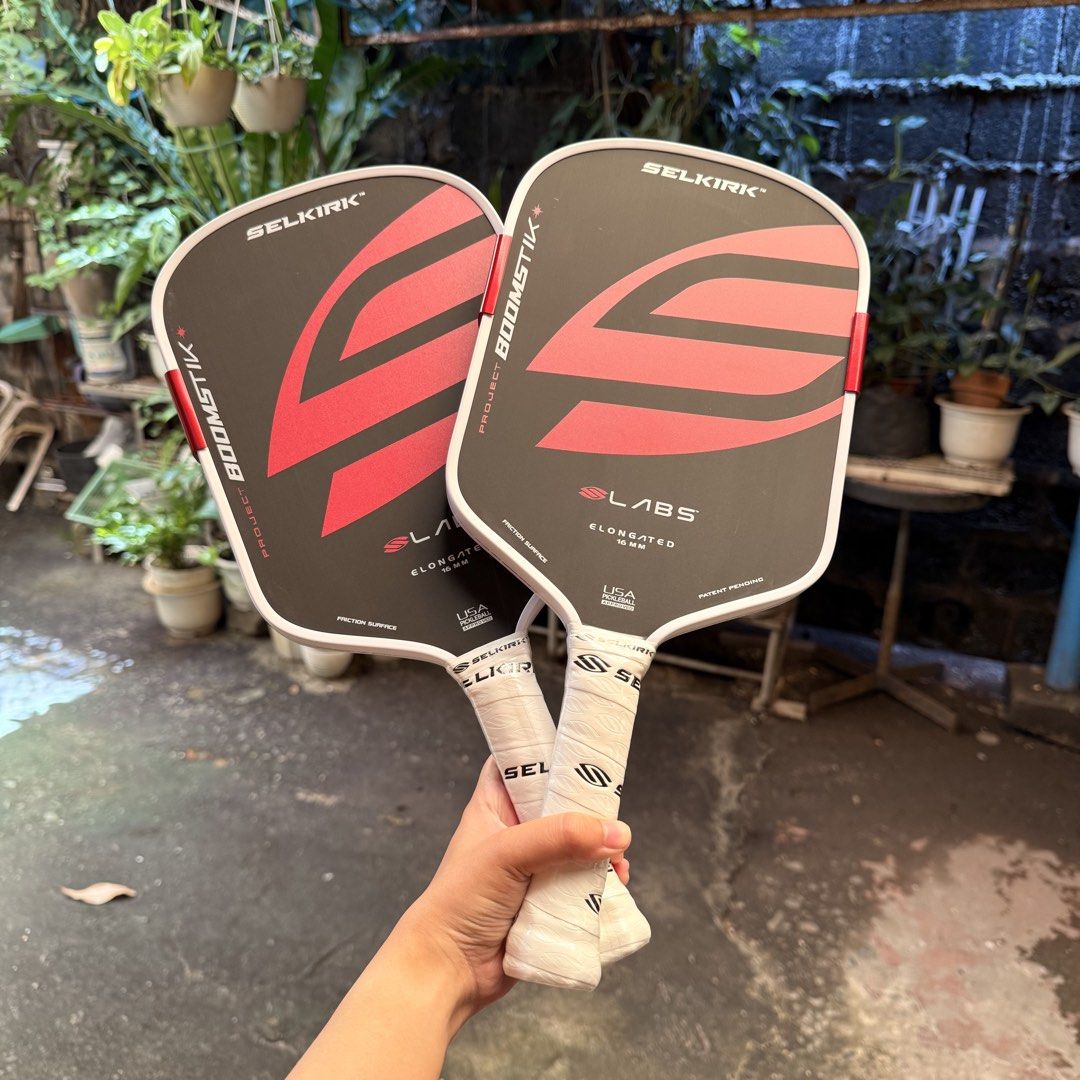 Selkirk Boomstik Pickleball Paddle (Category: Racket and Ball Sports) located in Valenzuela. Submitted by i_flauntph (Listing ID 1462919495, Image 1). Description: - Selkirk Project Boomstik Labs Pickleball Paddles - 16mm Elongated Model - Friction Surface for Enhanced Spin - Ideal for Players Seeking Power and Control - Perfect for Your Next Game - Premium copy - P2,500 each.