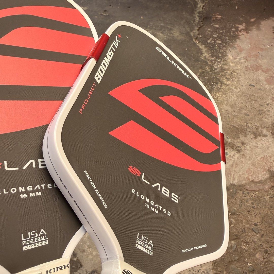 Selkirk Boomstik Pickleball Paddle (Category: Racket and Ball Sports) located in Valenzuela. Submitted by i_flauntph (Listing ID 1462919495, Image 2). Description: - Selkirk Project Boomstik Labs Pickleball Paddles - 16mm Elongated Model - Friction Surface for Enhanced Spin - Ideal for Players Seeking Power and Control - Perfect for Your Next Game - Premium copy - P2,500 each.