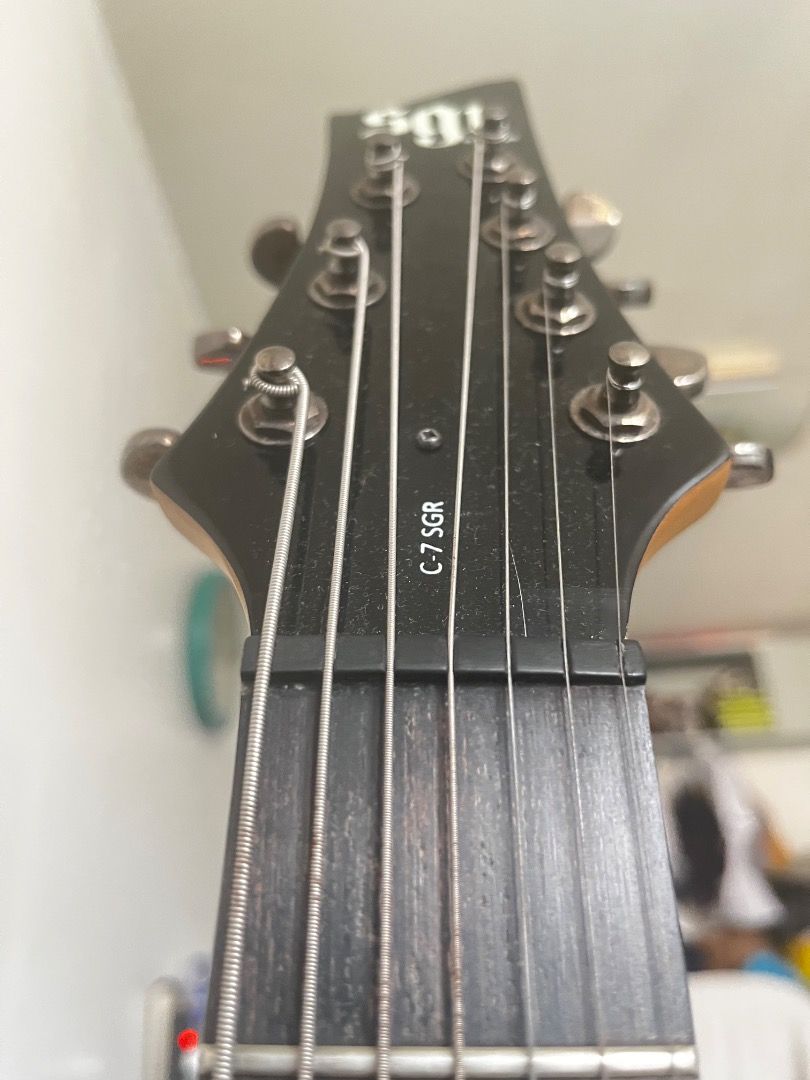 Seven string electric guitar & Valeton GP-200X Multi-Effects Processor (Category: Musical Instruments) located in Caloocan City. Submitted by valtemplo (Listing ID 1462917968, Image 1). Description: - Black 7-string electric guitar SGR 7 string ISSUE:need new strings 14k asking - Valeton GP-200X multi-effects processor with original case 22k asking - Features numerous knobs and footswitches for versatile sound shaping - Both items are in good wor