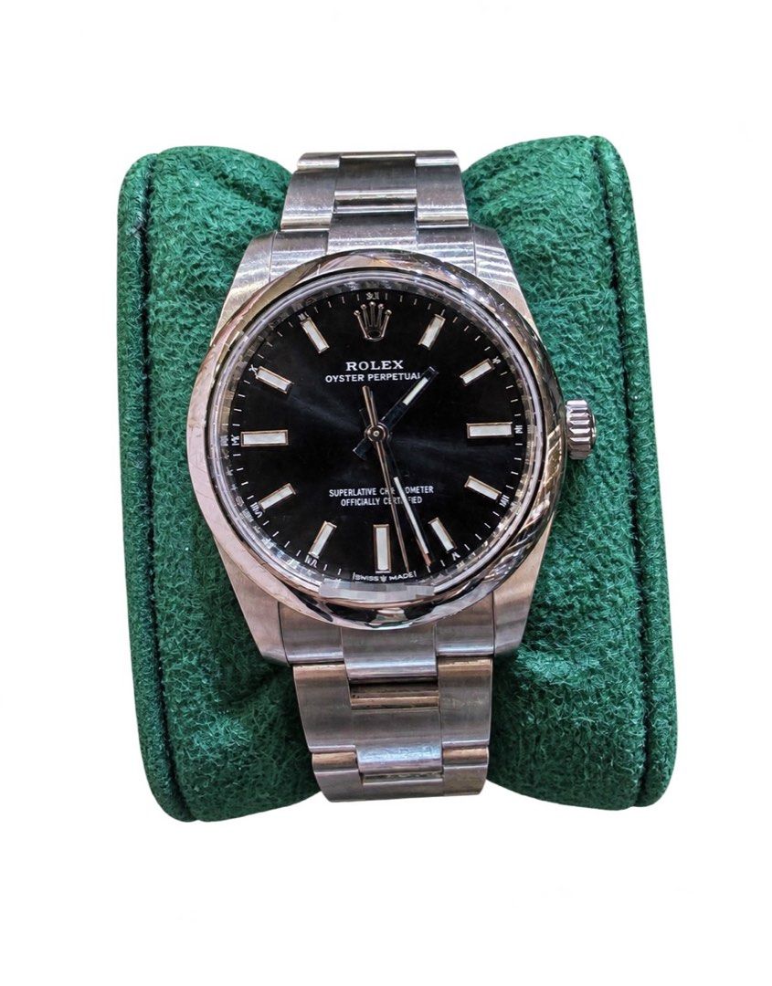 SgWatchHub! Dec 2021 Rolex oyster perpetual op34 black dial 124200 (Category: Watches) located in Singapore. Submitted by sg-watch-hub (Listing ID 1462946073, Image 1). Description: Discover SgWatchHub.sg — the smart way to manage everything about your watch, all in one place. From finding your next timepiece to getting expert care for the one you love, SgWatchHub connects you to watch specialists, competitive prices, and essential services — wit