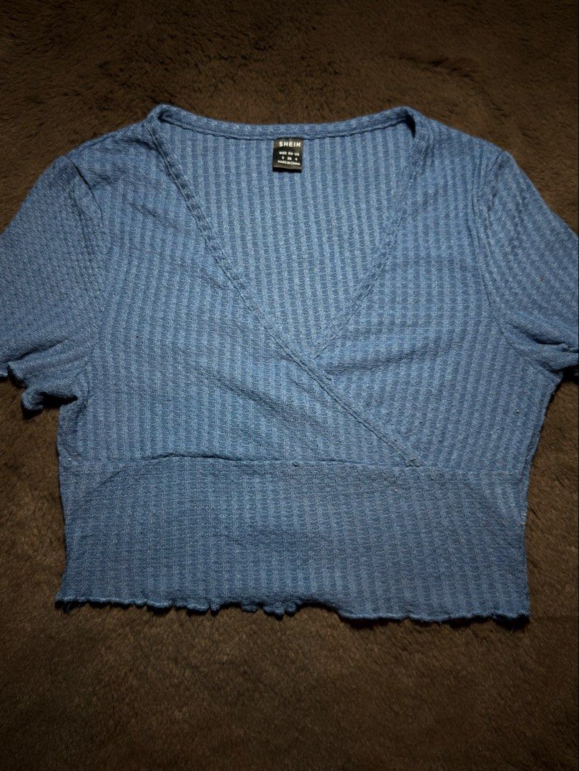 SHEIN blue top (Category: Others Tops) located in Valenzuela. Submitted by julijulyxoxo (Listing ID 1463089329, Image 1). Description: where to find me: Facebook: Julianne Leigh (post is already up) Instagram: shop.loveandrelove (might post updates/items here too) MOP: maribank, gcash, maya MOD: J&T Express Item is unwashed. Please wash immediately before wearing!.
