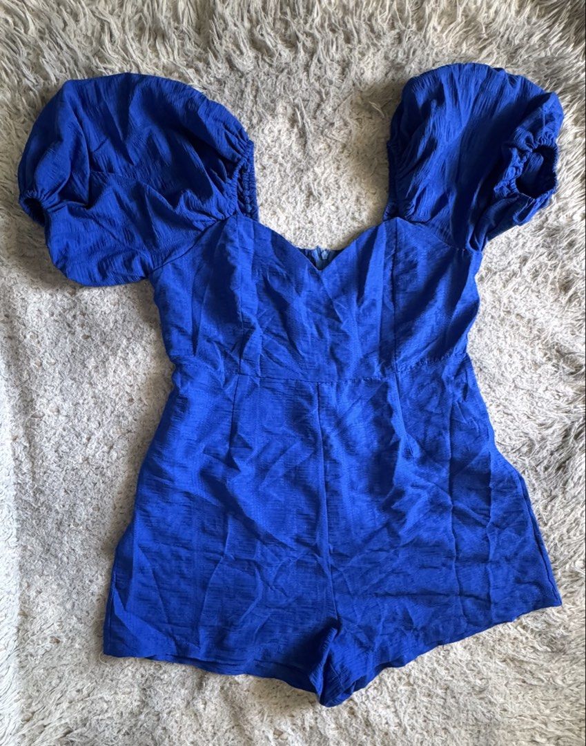 Shein Jumpsuit (Category: Jumpsuits) located in Mandaluyong City. Submitted by 1hapimaki (Listing ID 1463101428, Image 1). Description: Wasjed but not used Large size.