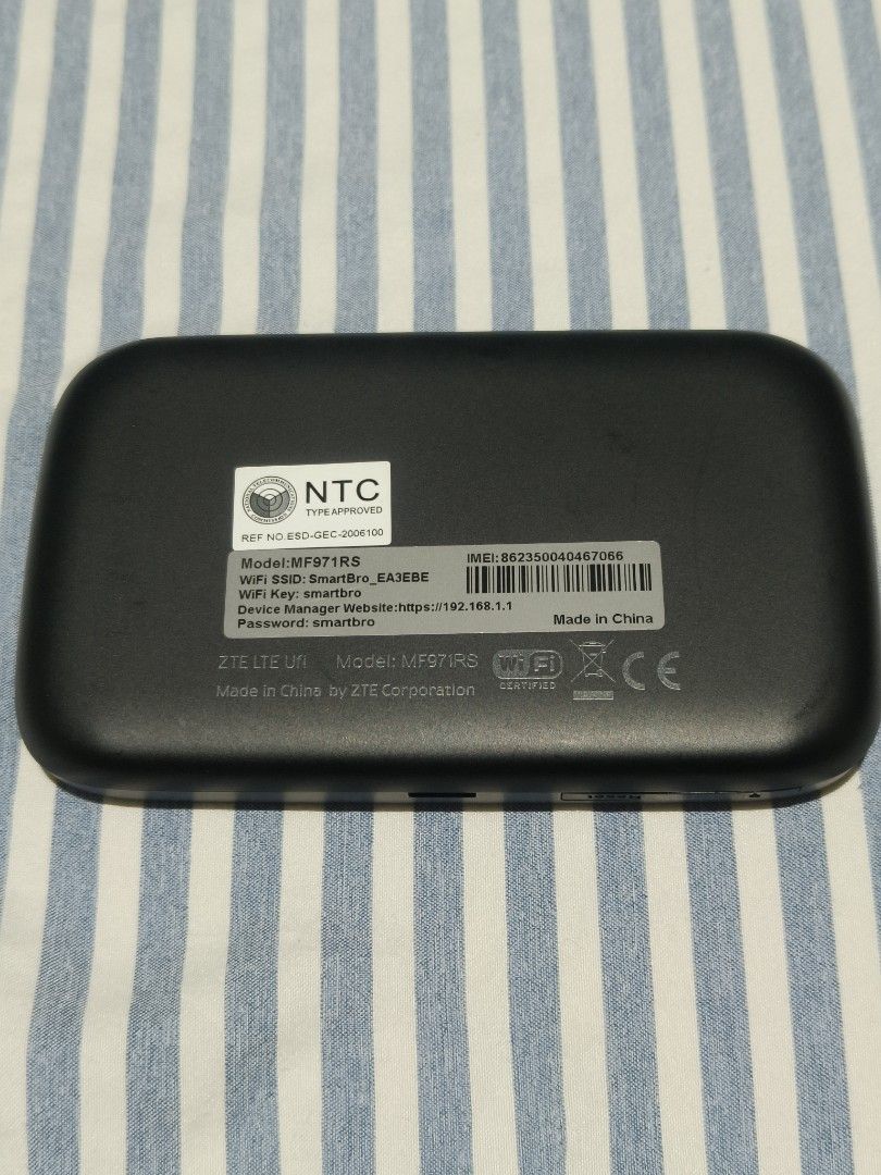 Smart LTE Wireless 4G Pocket WiFi (Category: Other Mobile & Gadget Accessories) located in Makati City. Submitted by franco31 (Listing ID 1463060771, Image 2). Description: .
