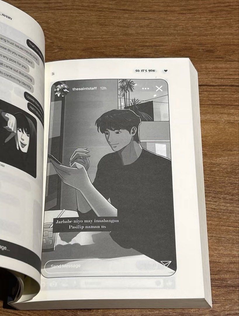 So It’s You by April Avery (Category: Storybooks) located in Cavite. Submitted by luckykitty114 (Listing ID 1462924082, Image 3). Description: — Resealed after reading once. — No issues, condition is 10/10. Very much like brand new. — Bought at the publisher’s official online store. — Complete inclusions. — An epistolary romance story told through text messages, social media posts, etc. (swipe photos for sample) MOP: Bank transfer / GCash MOD: La