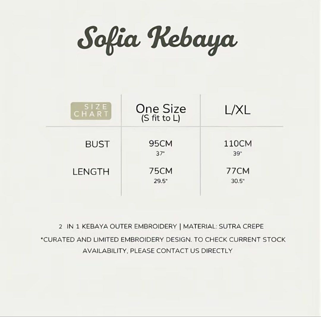 Sofia & Batik Pario Set (Category: Baju Kurung & sets) located in Shah Alam. Submitted by suraya_iz (Listing ID 1463110538, Image 2). Description: Size runs small for top ( L ) Kain batik Pario ( tak berjahit ).